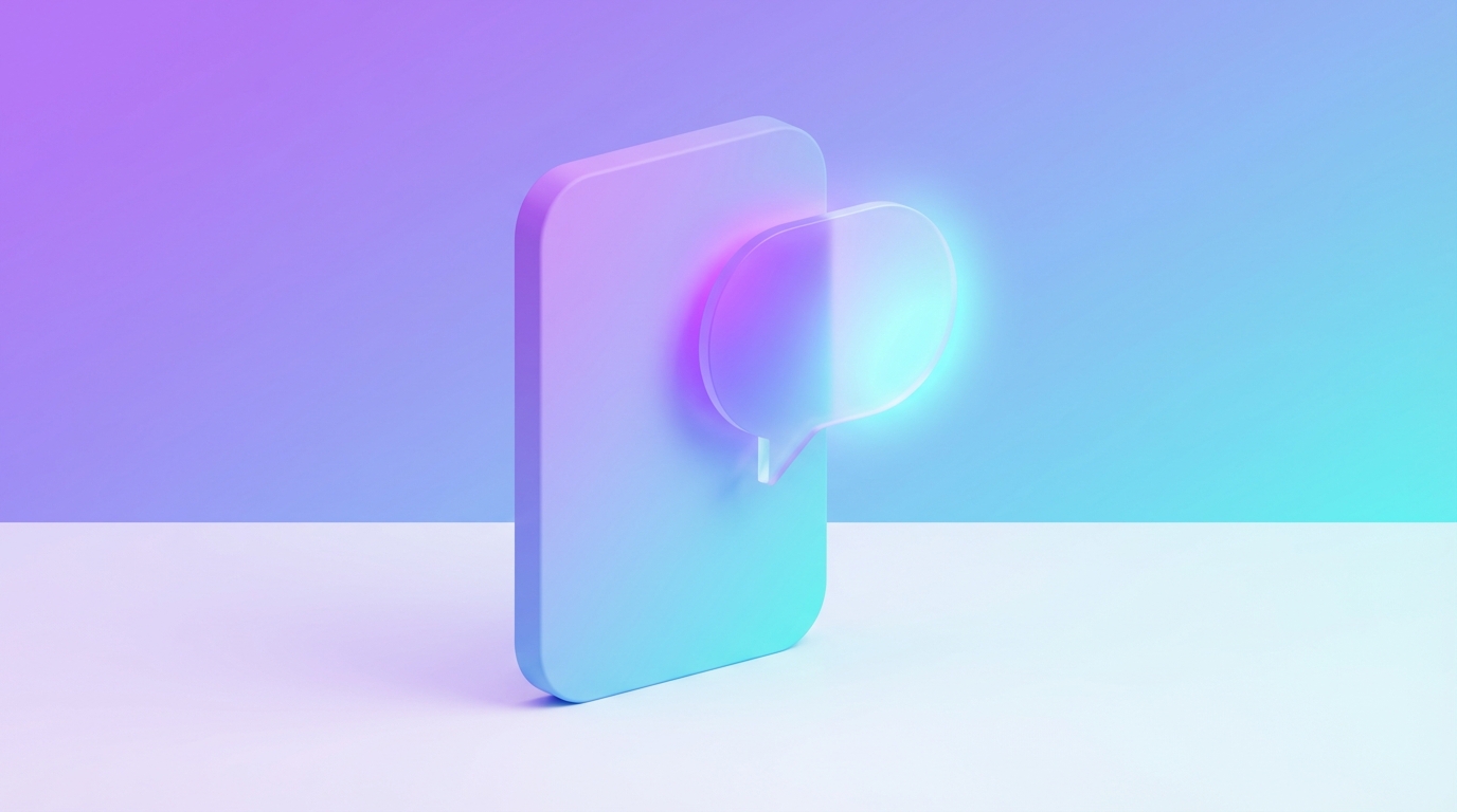 Abstract geometric shapes representing hidden and restored comments on short-form video content